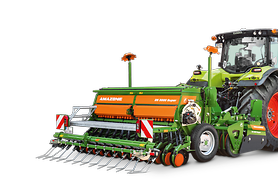 Semoir porté D9 avec herse rotative KE 3001 Super